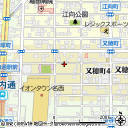 愛知県名古屋市西区又穂町5丁目周辺の地図