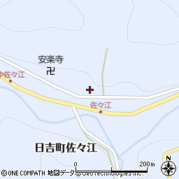 京都府南丹市日吉町佐々江大石周辺の地図