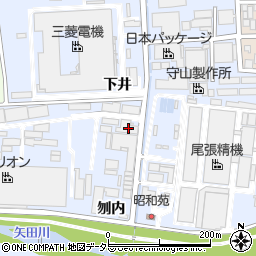 東海運株式会社　名古屋支店旭営業所周辺の地図