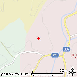 愛知県豊田市旭八幡町築羽山周辺の地図