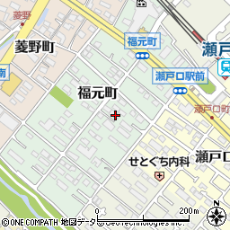 愛知県瀬戸市福元町97周辺の地図