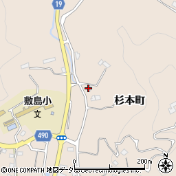 愛知県豊田市杉本町稲場下周辺の地図