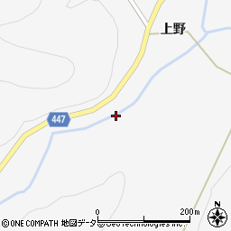 京都府船井郡京丹波町質美上野ノ下周辺の地図