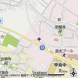 滋賀県犬上郡甲良町在士451周辺の地図