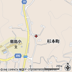 愛知県豊田市杉本町（稲場下）周辺の地図