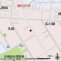 愛知県愛西市鷹場町周辺の地図