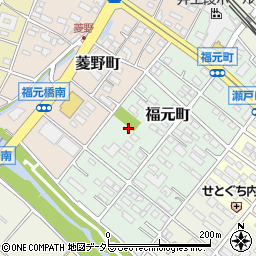 愛知県瀬戸市福元町118周辺の地図