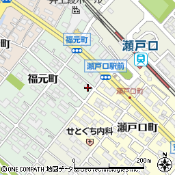 愛知県瀬戸市福元町71周辺の地図