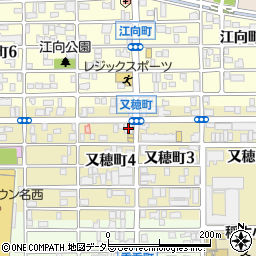 尾西信用金庫名古屋西支店周辺の地図