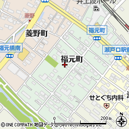 愛知県瀬戸市福元町113周辺の地図