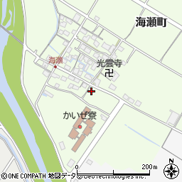 滋賀県彦根市海瀬町304周辺の地図