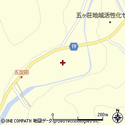 京都府南丹市日吉町四ツ谷中周辺の地図