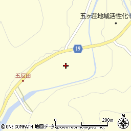 京都府南丹市日吉町四ツ谷（中）周辺の地図