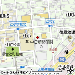 前島硝子株式会社　辻町工場周辺の地図