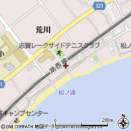 松の浦キャンプ場みのりのお店周辺の地図