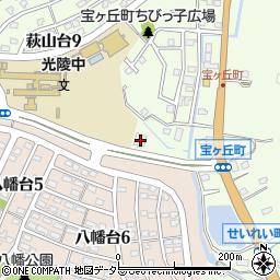 愛知県瀬戸市萩山台9丁目247周辺の地図