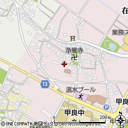 滋賀県犬上郡甲良町在士484周辺の地図