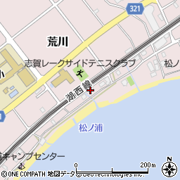 滋賀県大津市荒川157-3周辺の地図