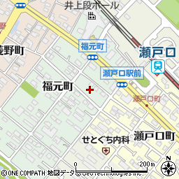 愛知県瀬戸市福元町67周辺の地図