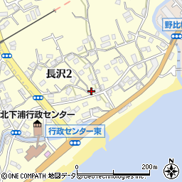 長岡町内会館周辺の地図