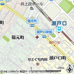 愛知県瀬戸市福元町31周辺の地図