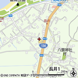 神奈川銀行長井支店周辺の地図