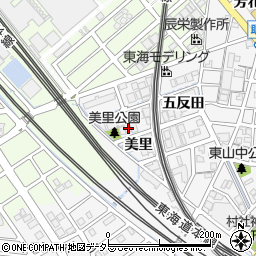 愛知県清須市助七美里22周辺の地図