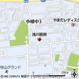浅川医院周辺の地図