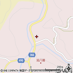 愛知県豊田市旭八幡町敷田周辺の地図
