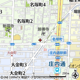 愛知県名古屋市西区名塚町1丁目105周辺の地図