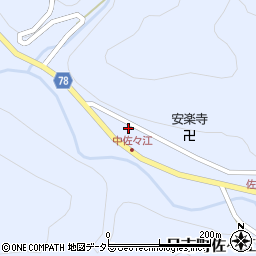 京都府南丹市日吉町佐々江（久世堰）周辺の地図