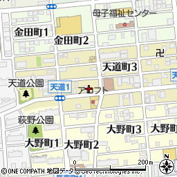 スタジオコム周辺の地図