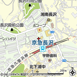 みどり美容室長沢駅前店周辺の地図