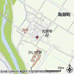 滋賀県彦根市海瀬町556周辺の地図