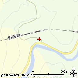 岡山県津山市加茂町山下380周辺の地図