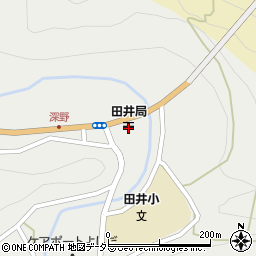 田井郵便局周辺の地図