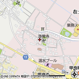 滋賀県犬上郡甲良町在士477周辺の地図