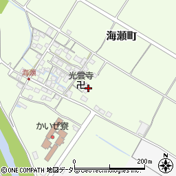 滋賀県彦根市海瀬町344周辺の地図