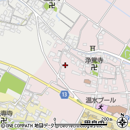 滋賀県犬上郡甲良町在士454周辺の地図