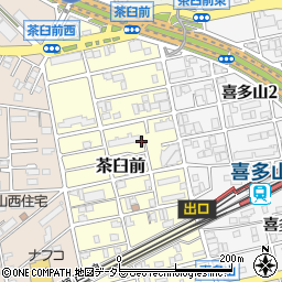愛知県名古屋市守山区茶臼前周辺の地図