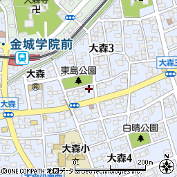 愛知県名古屋市守山区大森3丁目704周辺の地図