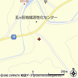 京都府南丹市日吉町四ツ谷柏木周辺の地図