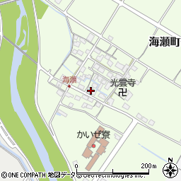 滋賀県彦根市海瀬町558周辺の地図