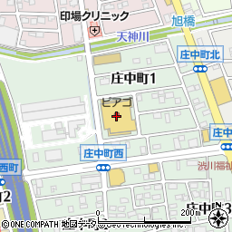 １００円ショップセリア　ピアゴ印場店周辺の地図