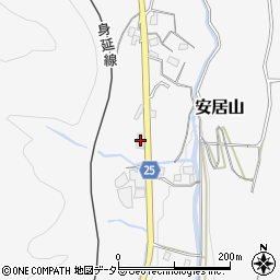 静岡県富士宮市安居山142周辺の地図