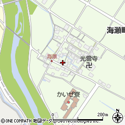 滋賀県彦根市海瀬町561周辺の地図