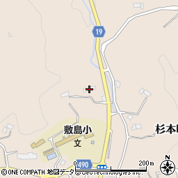 愛知県豊田市杉本町北垣内周辺の地図
