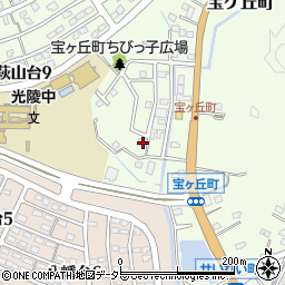 愛知県瀬戸市宝ケ丘町142周辺の地図