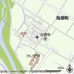 滋賀県彦根市海瀬町553周辺の地図