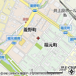 愛知県瀬戸市菱野町259周辺の地図